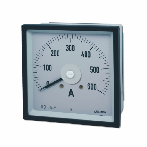 Aмперметр 240° шкала 800/5А вібростійкий 96х96мм Frer (A96EAX800X05+AVB)