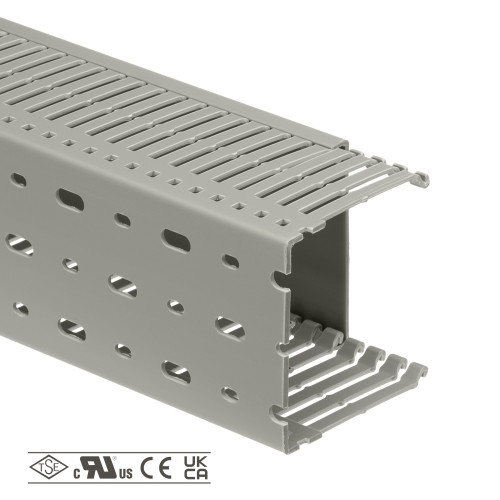 Перфорированный короб 80х80мм Klemsan KKD 8080 2м (0.0.0.5.558080)