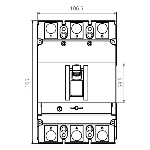 Автоматичний вимикач ISKRA 200А 50кА з регульованим розчіплювачем MOD2 3NM 200A (786103768000)