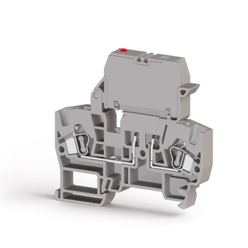 Клемма пружинная YBK ILD для предохранителей серая 4 мм 220V АC Klemsan (0.0.0.3.55879)
