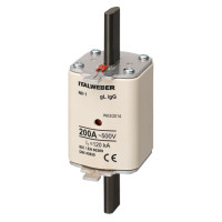 Предохранитель ножевой gG NH-1 200A 500В ITALWEBER (1510200)