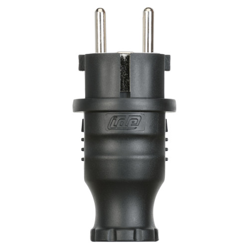 Вилка кабельная IDE SCHUKO 16A 250В 2P+E IP44 Черный (115)