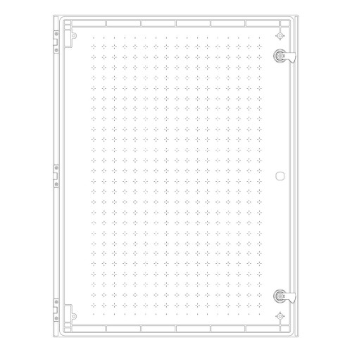 Шкаф из полиэстера IDE 800x600x300 серии GLASS IP66 (POL806030)
