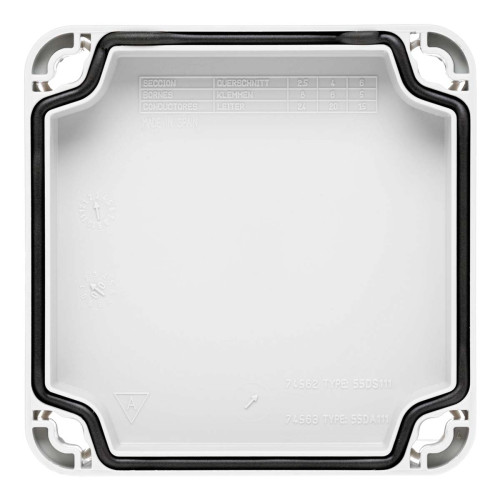 Розподільча коробка 113x113x68 мм IP67 IDE (EL111)