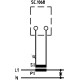 Aмперметр 90° прямого включения 10А 48х48мм Frer (F48EAX010XSD)