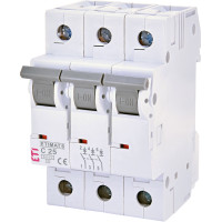 Автоматический выключатель ETI 25А C 3P 6kA ETIMAT 6 (2145518)