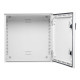 Шкаф из полиэстера IDE 400x400x200 серии GLASS IP66 (POL404020)