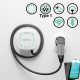 Зарядная станция 32А 7,4кВт Тype 1 кабель 5 м Wi-Fi BT Wallbox Pulsar Plus (PLP1-0-1-2-9-001)