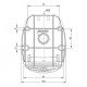 Настенная розетка силовая IDE 32A 415В 2P+E IP44 Красный (3324)
