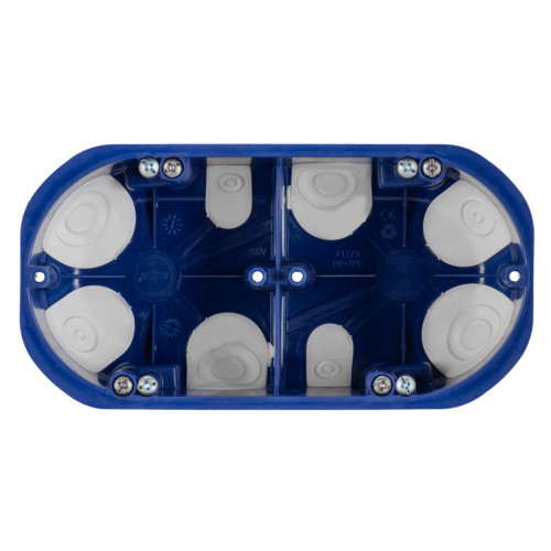 Установочная коробка 139x68x48мм IDE Domos с винтами (D70/2K)