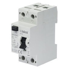 Пристрій захисного відключення 40A 1Р+N АС 30 mA ISKRA AFI2 (786101150000)