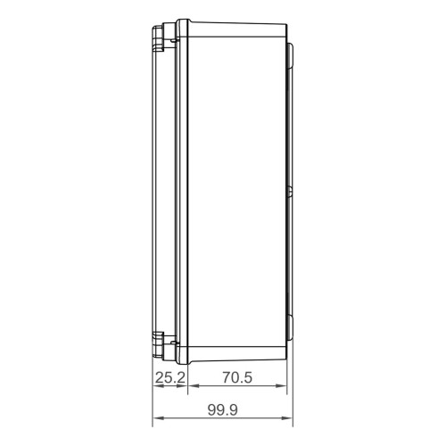 Розподільча коробка 185x246x100 IP65-IP67 IDE (EL231)