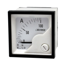 Aмперметр 90° прямого включения 10А 5Ин 48х48мм Frer (F48EAX010CSD)