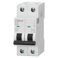 Автоматический выключатель RI72 2P D10A 10кА ISKRA