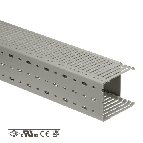 Перфорированный короб 80х100мм Klemsan KKD 8010 2м (0.0.0.5.558010)