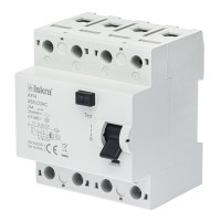 Пристрій захисного відключення 25A 3Р+N AC 30 mA ISKRA AFI4 (30105067000)