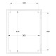 Шкаф из полиэстера IDE 600x500x230 серии GLASS IP66 (POL605023)