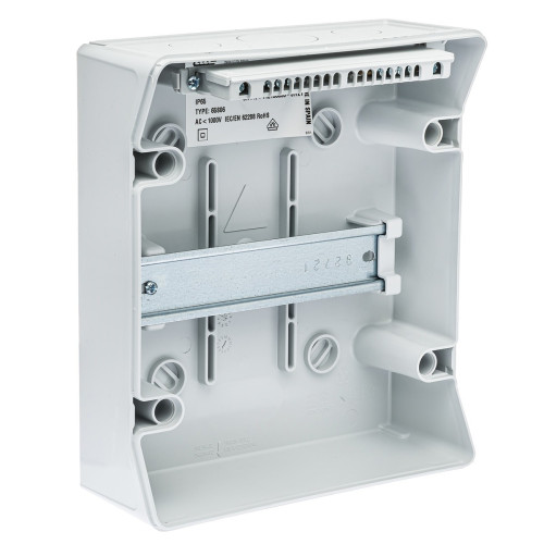 Распределительный щит IDE 6 модулей IP65 с шинами N и PE 231x202x113 мм (CDN6PT/RR)