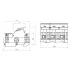 Тримач запобіжників тип J 27x60 3P 60A 600В Woehner (31922)
