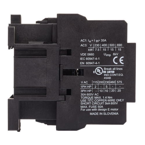 Контактор ISKRA KNL30-00 30А 220/240 В 50/60 Гц (30050471000)