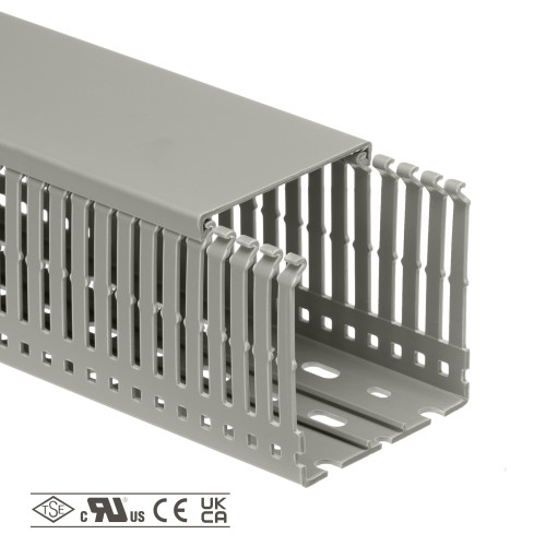 Перфорированный короб 80х80мм Klemsan KKD 8080 2м (0.0.0.5.558080)