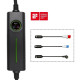 Зарядная станция BS-PCD050 Besen 32A-1Ф/24А-3Ф 230/400В 16 кВт розетка Type 2 с экраном + адаптерами на розетку Schuko 16A, CEE32A 3pin, CEE32A 5pin с кабелем 6,5 м + APP