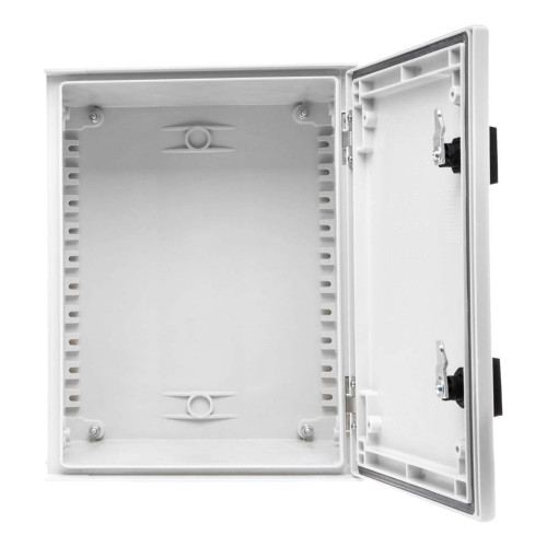 Шкаф из полиэстераIDE 400x300x200 серии GLASS IP66 (POL403020)