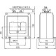 Трансформатор тока 82x37 1000/5A (0,5=20VA) Frer (TAT0821K0X05)
