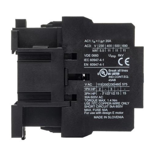 Контактор ISKRA KNL22-00 22А 24В 50/60 Гц (30050609000)