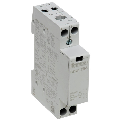 Контактор BENEDICT R25-20 25А 2NO 230В 50Hz (16514)