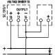 Вольтметр 90° вход от ДН 100В шкала 600В DC 96х96мм Frer (F96MVX600XCO)