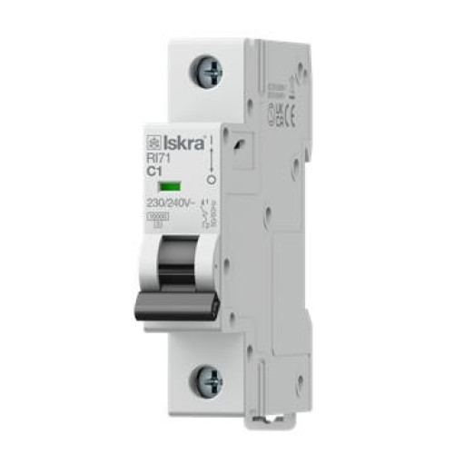 Автоматический выключатель RI71 1P C25A 10кА ISKRA