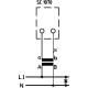 Вольтметр 90° вхід 690/100В шкала 800В 96х96мм Frer (F96EVX869XCO)