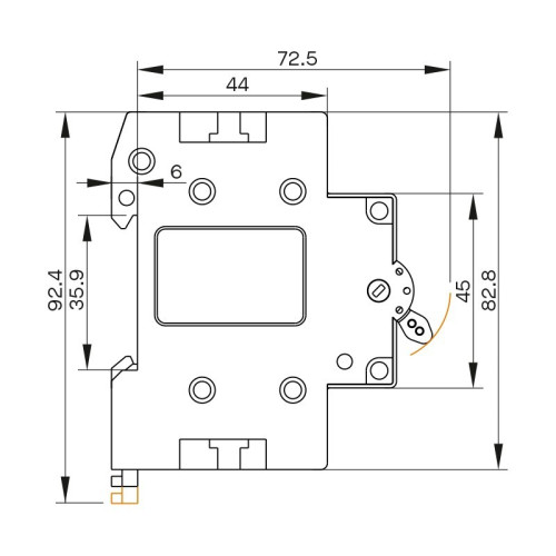 Перемикач навантаження ISKRA RCO54 40А 1-0-2 4P (786101208000)