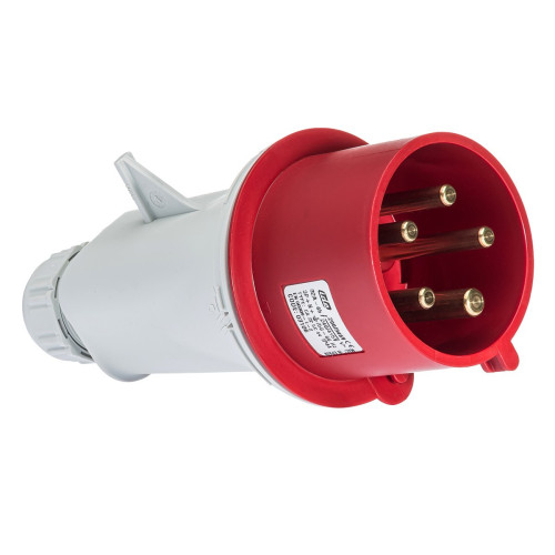 Вилка кабельная IDE 32A 415В 3P+N+E IP44 Красный (3106)