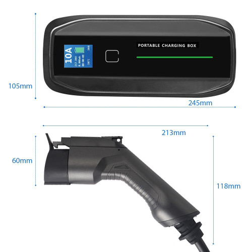 Зарядная станция BS-PCD030 Besen 10-16A 230В 3,6 кВт разъем Type 1 с экраном з кабелем 5 м