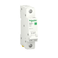 Автоматичний вимикач Schneider Electric 10A C 1P 6kA Resi9 (R9F12110)