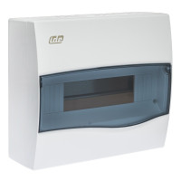 Розподільчий щит IDE 12 модулів IP40 з шинами N і PE 228x264x99 мм (BV12PT/RR)