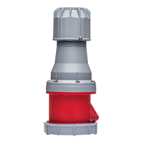 Розетка кабельна силова IDE 125A 415В 3P+N+E IP67 Червоний (3756)