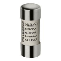 Запобіжник 22х58 gG 63A CH22 690В ITALWEBER (1441063)