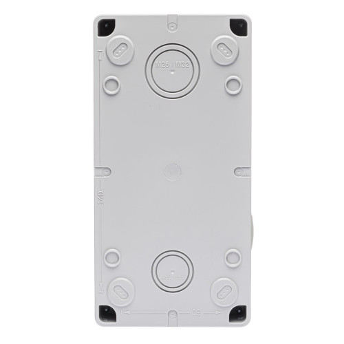 Розетка настенная силовая с механической блокировкой IDE 16A 415В 3P+N+E IP66 Красный (3833)
