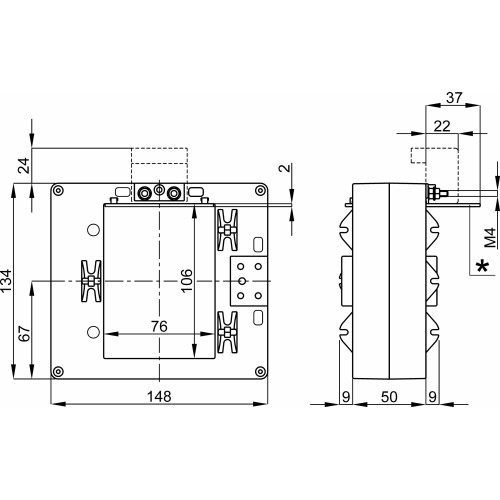Трансформатор тока высокоточный, 106х76 3000/5А (0,5S=15VA) Frer (TAT1063K0Y05)
