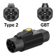 Переходник Type 2 - Type GBT Olink 7,4 кВт с фиксатором (MED011807)