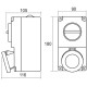 Розетка настенная силовая с механической блокировкой IDE 16A 415В 3P+E IP66 Красный (3832)
