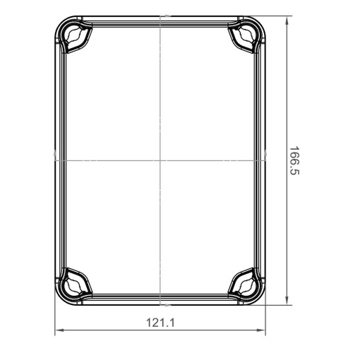 Распределительная коробка 121x166x80 IP65-IP67 IDE (EL161)
