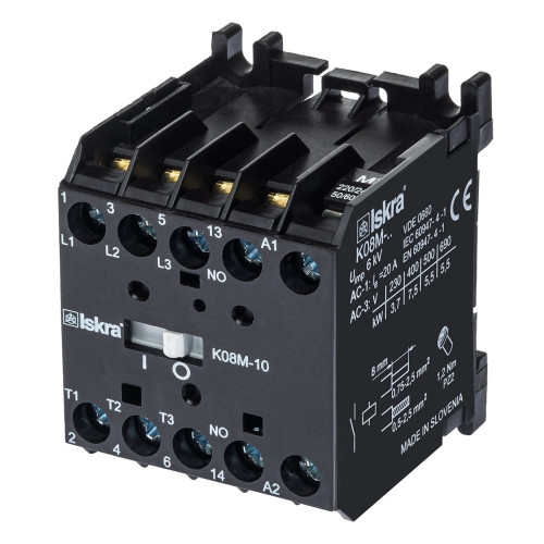 Контактор ISKRA K08M-10 M7 5А 1НО 230В 50 Гц (30041327000)