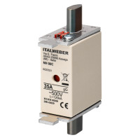 Предохранитель ножевой gG NH-00C 35A 500В ITALWEBER (1500635)
