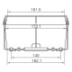 Розподільча коробка 185x246x100 IP65-IP67 IDE (EL231)