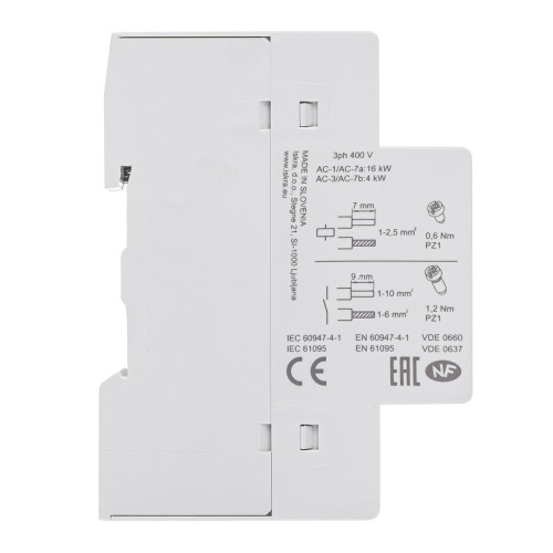 Модульний контактор IKD25-40, 24 V, AC/DC Iskra