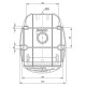 Настенная розетка силовая IDE 32A 415В 3P+T IP44 Красный (3325)